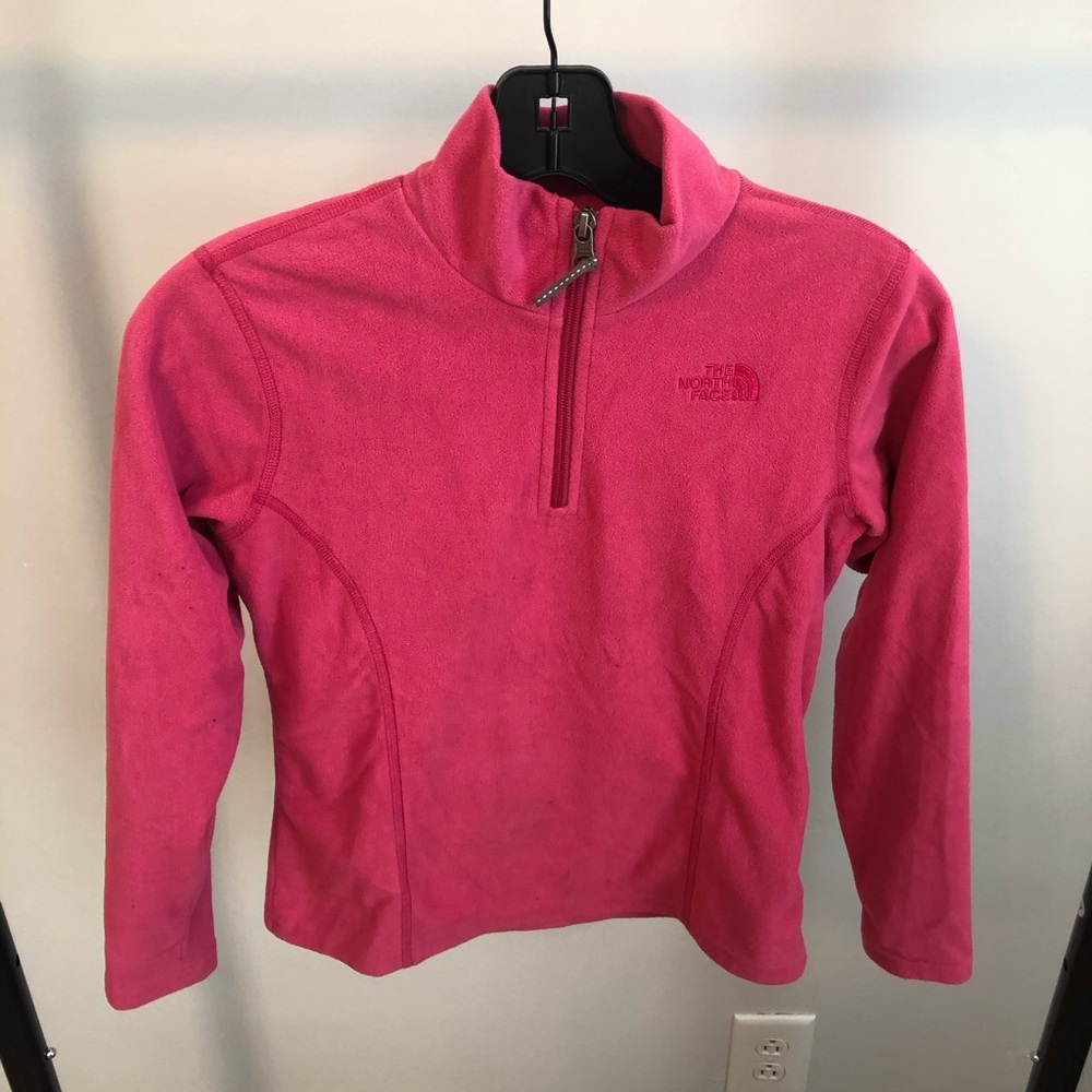 North Face pink fleece jacket - Girl’s medium